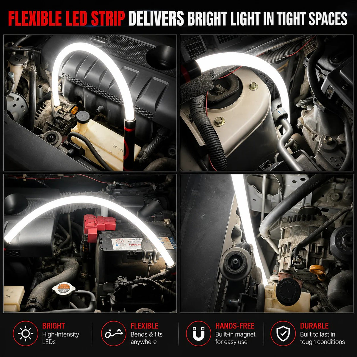 🔥LED Car Repair Light Flashlight