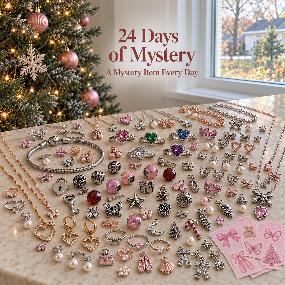 💗24 Days of Jewelry Surprises Mystery Box—Make Every Holiday Morning Sparkle ✨🎁💗