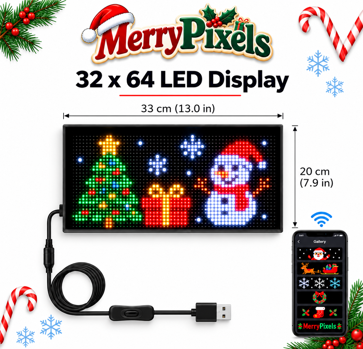 Merry Pixels Display