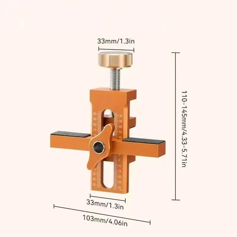 🔧 3-in-1 Cabinet Door Installation Tool – Positioning, Alignment & Drilling Guide Set