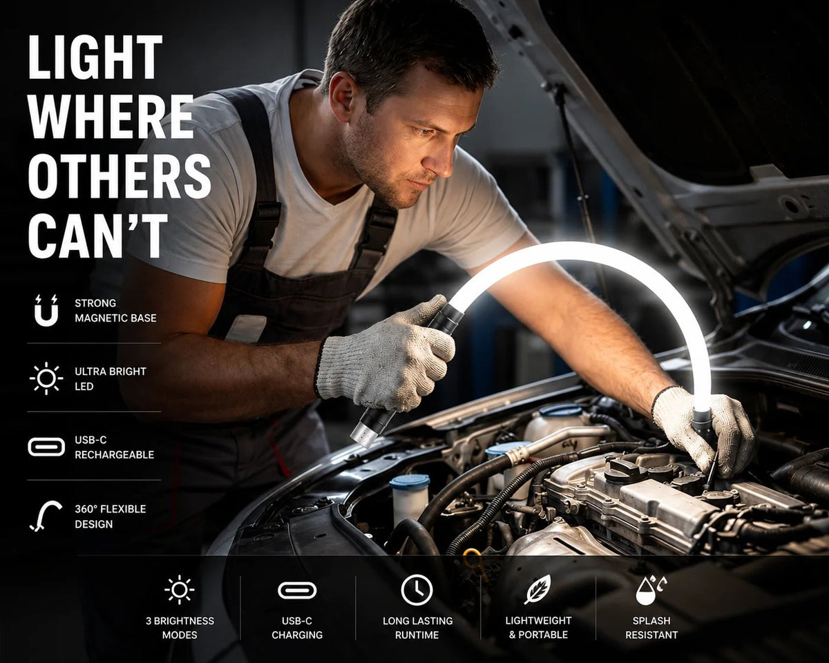 🔥LED Car Repair Light Flashlight