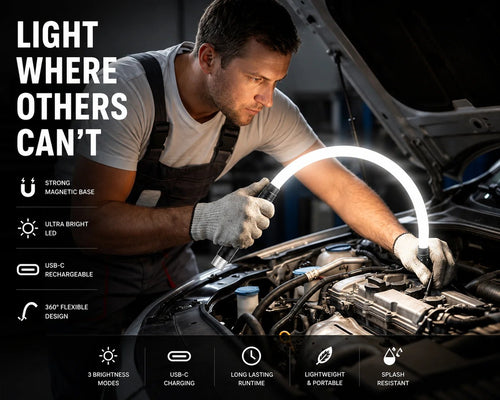 🔥LED Car Repair Light Flashlight