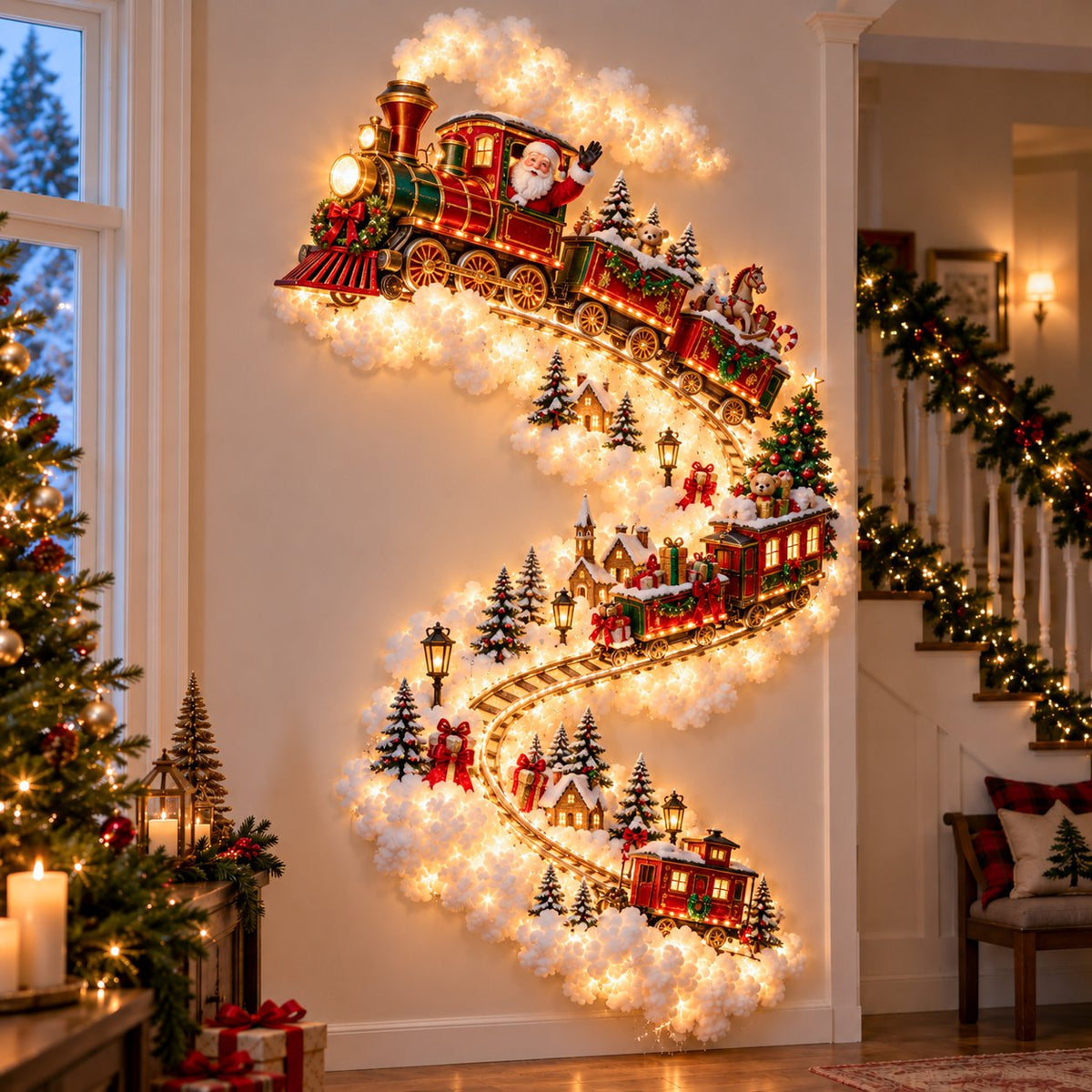 ✨Christmas Magic Trail Wall Light - A Little Christmas Magic, Right on Your Wall✨