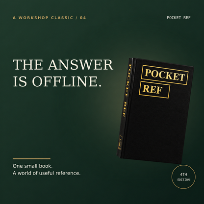 Pocket Ref 4th Edition | 150-Page Portable Reference Book