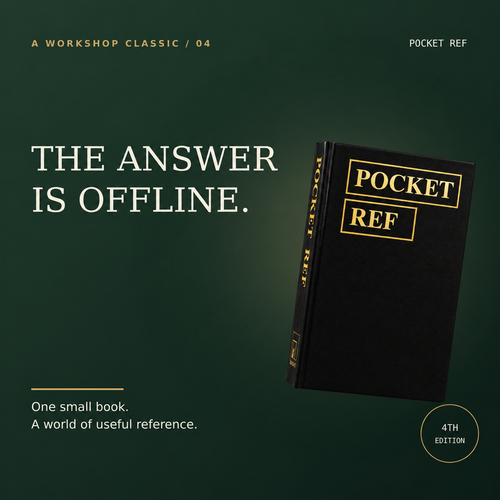 Pocket Ref 4th Edition | 150-Page Portable Reference Book