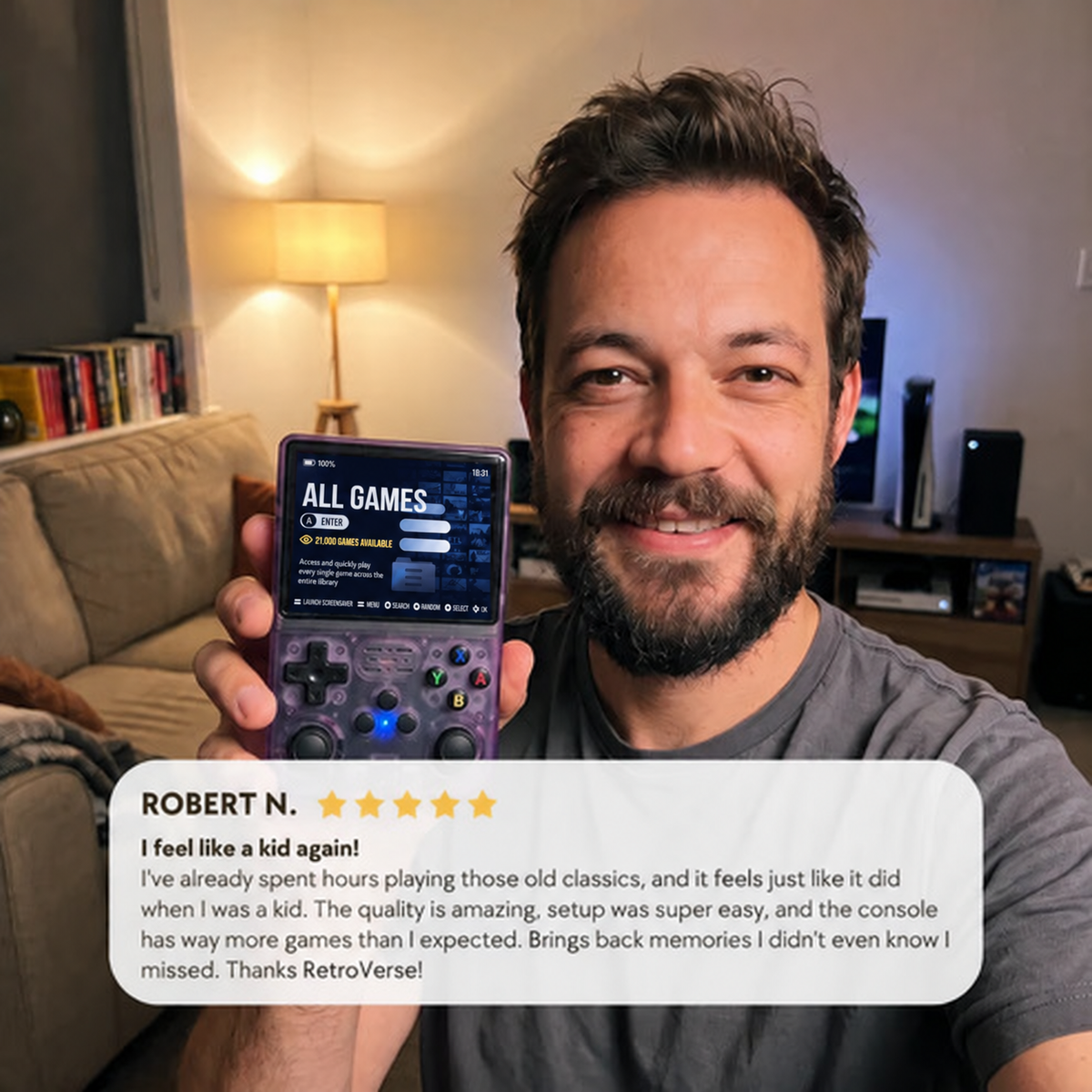 Mysorvyn Pro 2.0 — R36S Retro Handheld Console