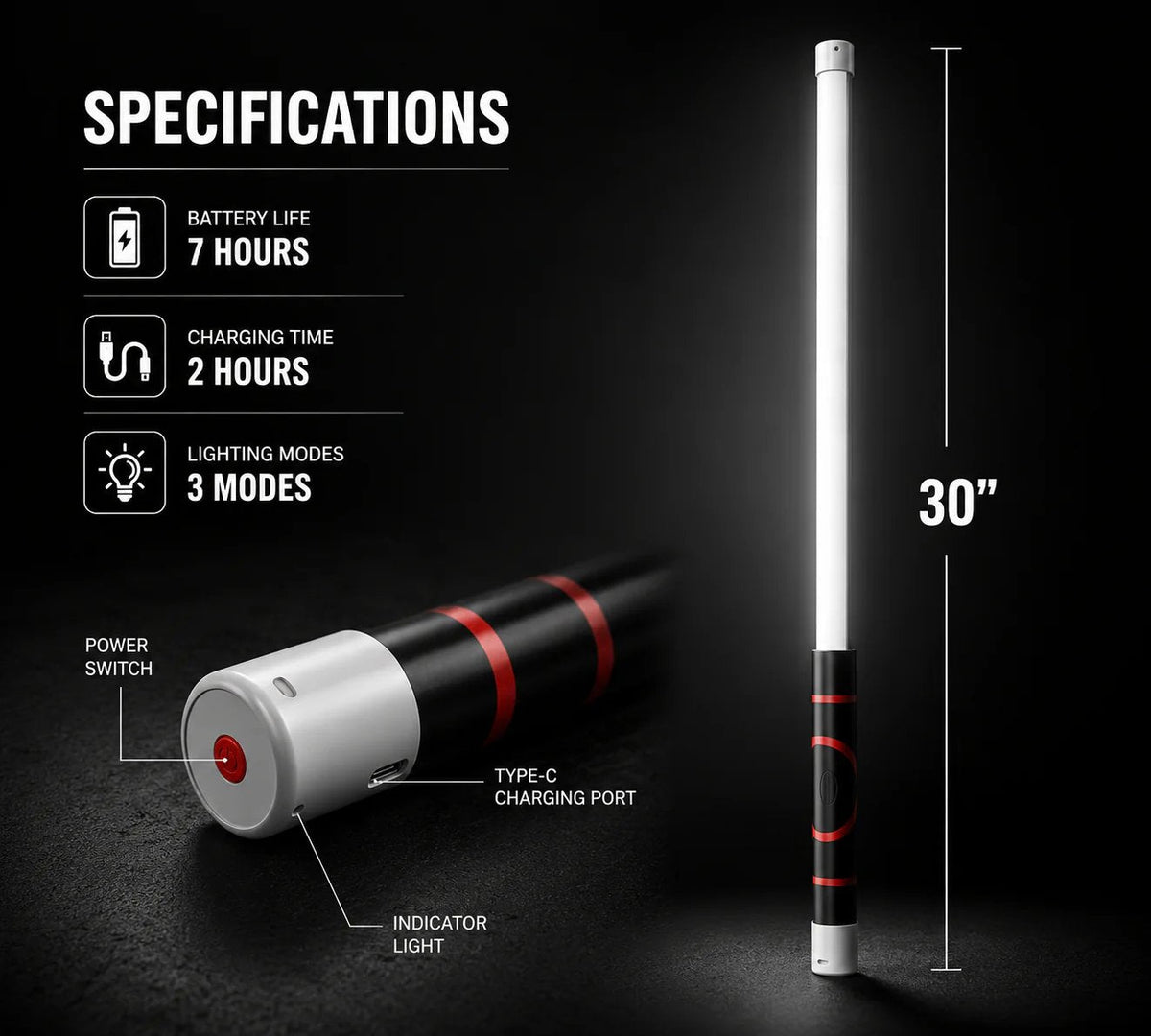 🔥LED Car Repair Light Flashlight