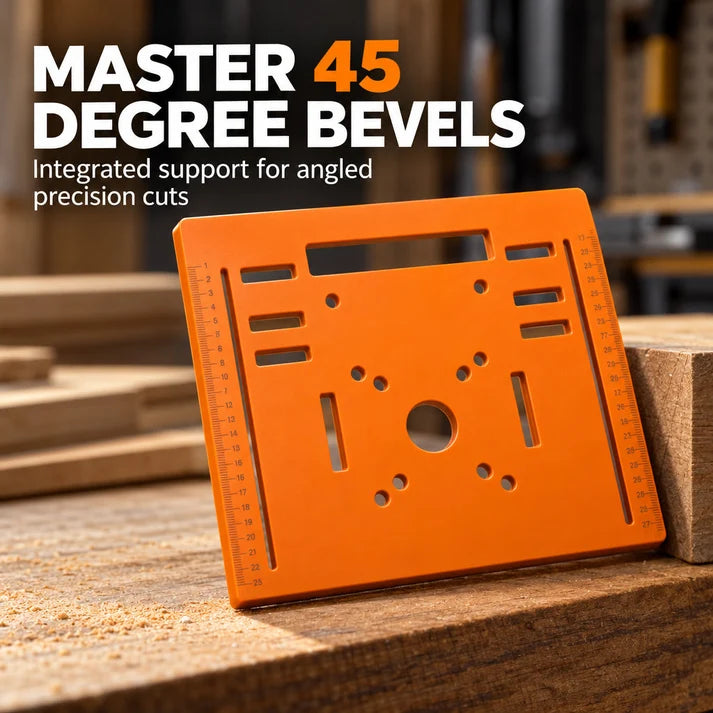 Portable saw bottom plate backer woodworking special cutting machine bottom plate hole-free trimming machine cutting machine bakelite base