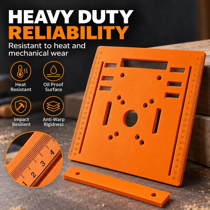 Portable saw bottom plate backer woodworking special cutting machine bottom plate hole-free trimming machine cutting machine bakelite base