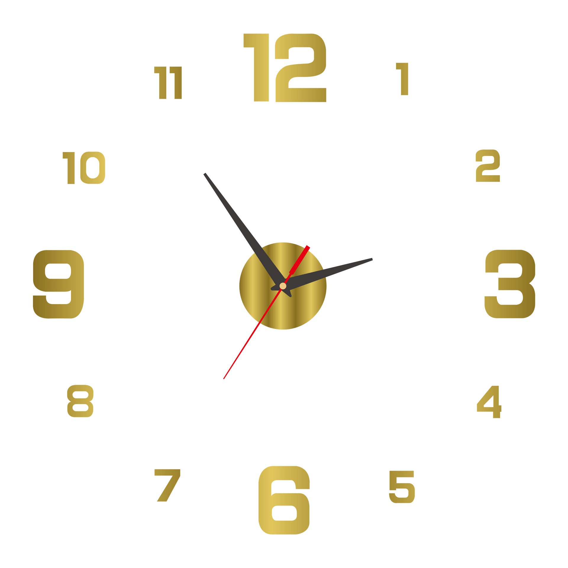 🥳2026 HOT SALE🥳⏰3D DIY Luminous Acrylic Wall Clock Set