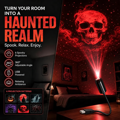 Plug‑and‑Play HD Holiday Projector, Multi‑Scene Projection Light for Christmas, Halloween & Faith‑Themed Decor