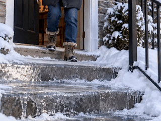 Snow and ice melting demonstration