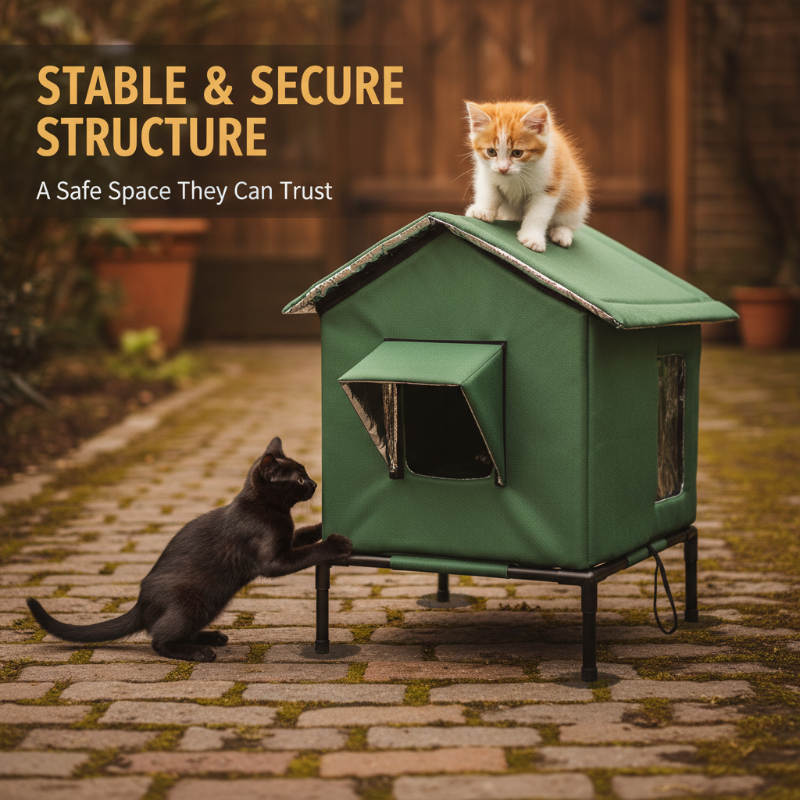 Outdoor cat house reference photo 3