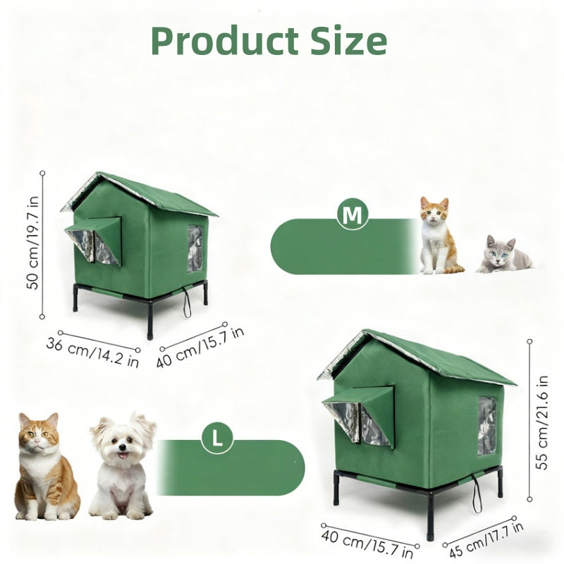 Outdoor cat house reference photo 9