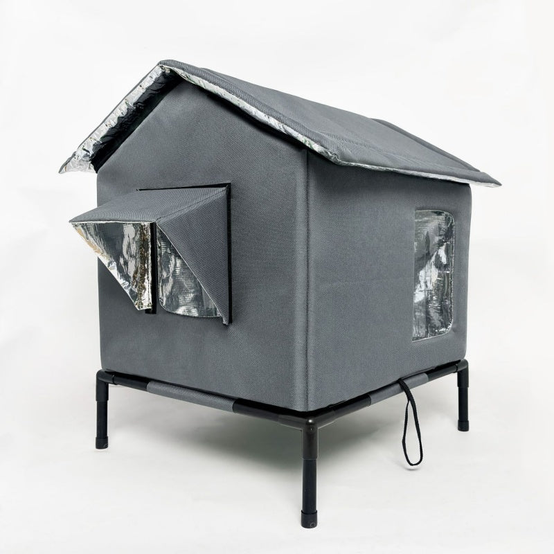 Outdoor cat house reference photo 12