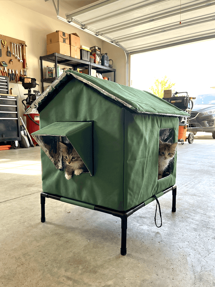Cat house for Garage