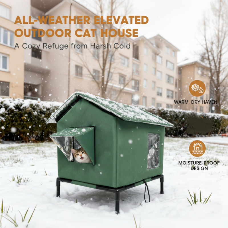 Outdoor cat house product gallery