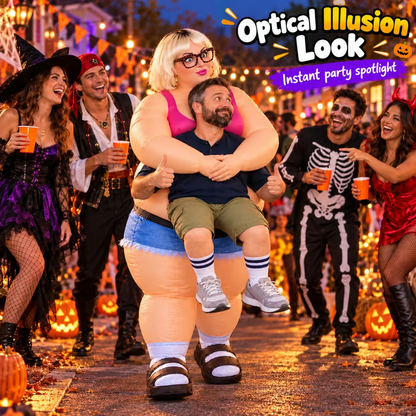 ✨Trompe-l'oeil Carry-Me Inflatable Outfit  Ideal for Halloween Parties & Festival Stage Shows