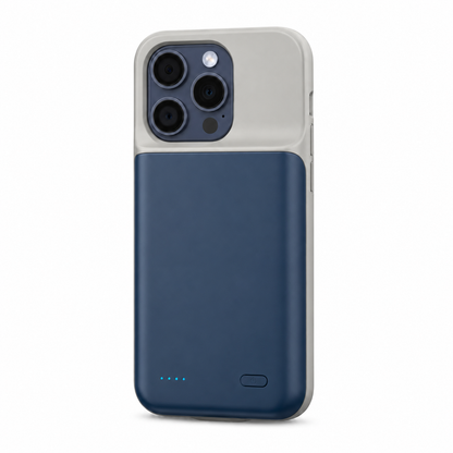 Battery Case for iPhone with LED Power Indicator