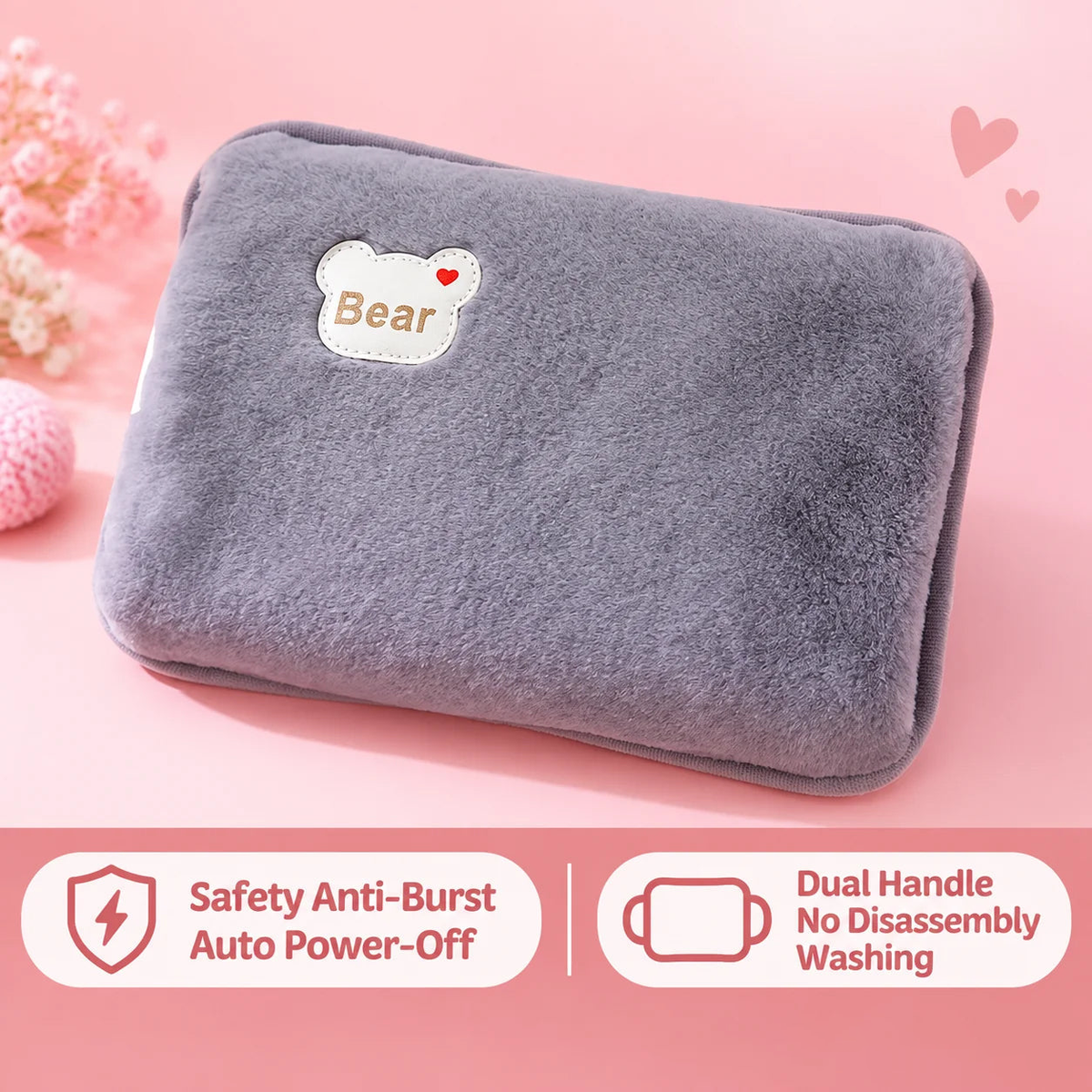 🎄Christmas Sale! LAST DAY ONLY! ⏰Rechargeable hot water bottles, heat packs, explosion-proof heat pads