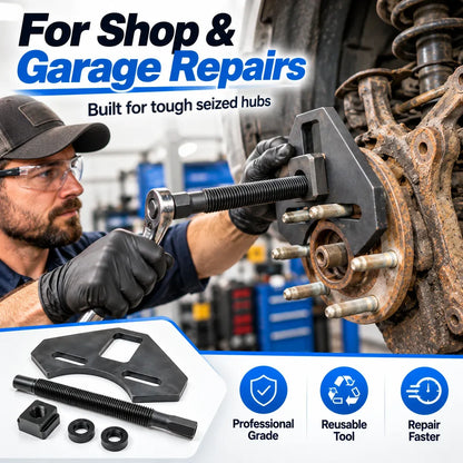 🔧 Heavy-Duty Wheel Hub Puller Tool — Fits 5, 6 & 8-Lug Cars & Trucks 🚗