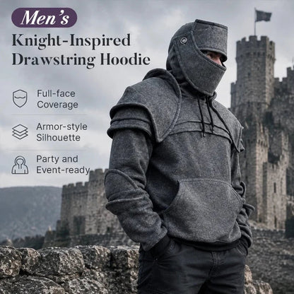🛡️ Knight Cosplay Hoodie – Medieval Fantasy Streetwear Pullover!