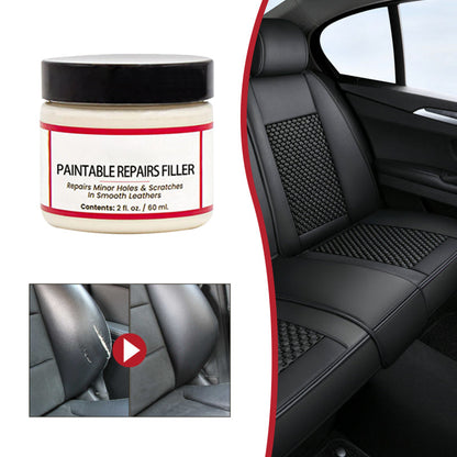 🧽Leather repair cream🚗 – fills deep scratches & cracks, restores smooth feel, safe for all leather types