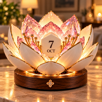✨Automatic Blooming Perpetual Calendar – ⭐Wake Up to a New Day in Full Bloom