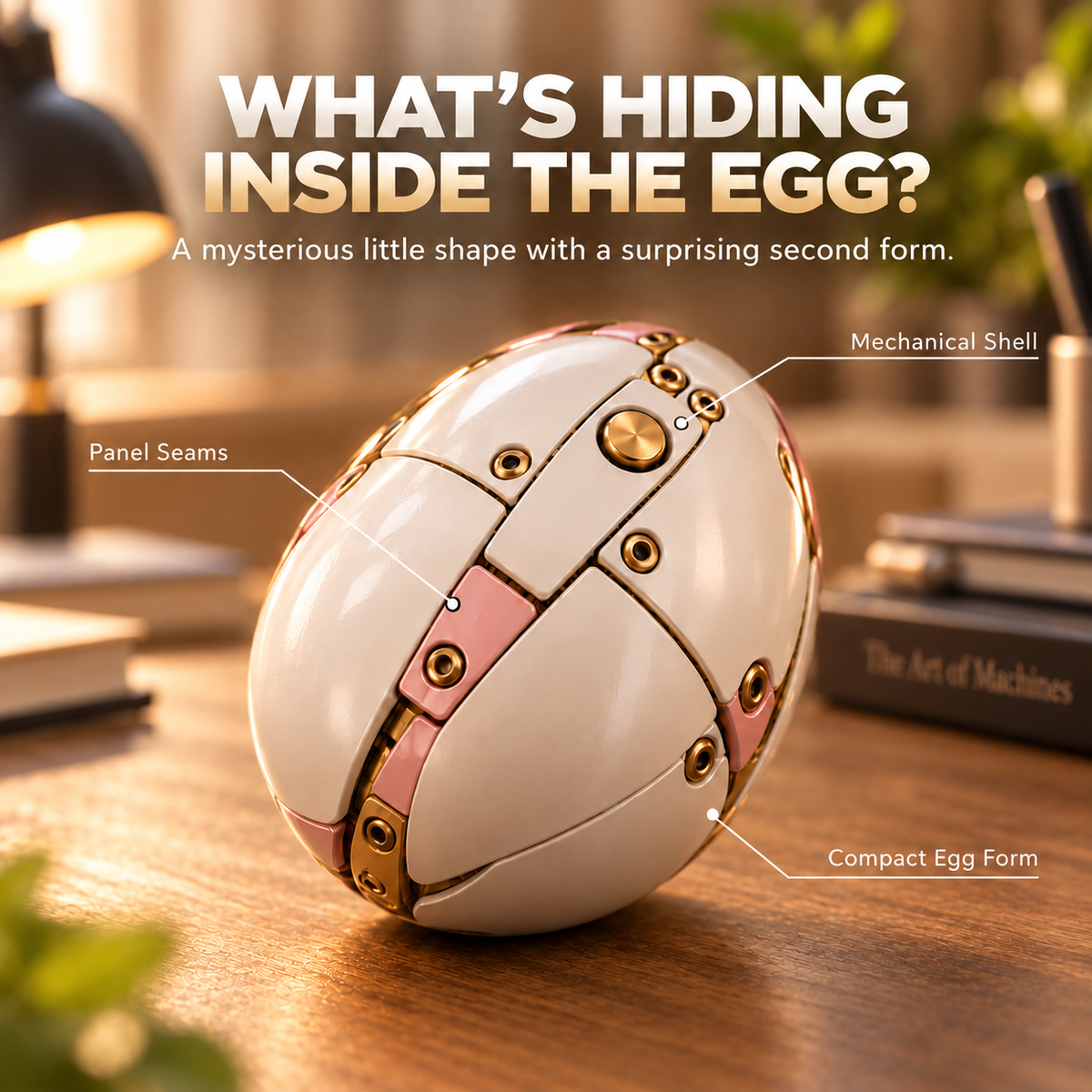 🦄 2-in-1 Transforming Mechanical Unicorn Egg – Winged Fantasy Figure!!!🔥