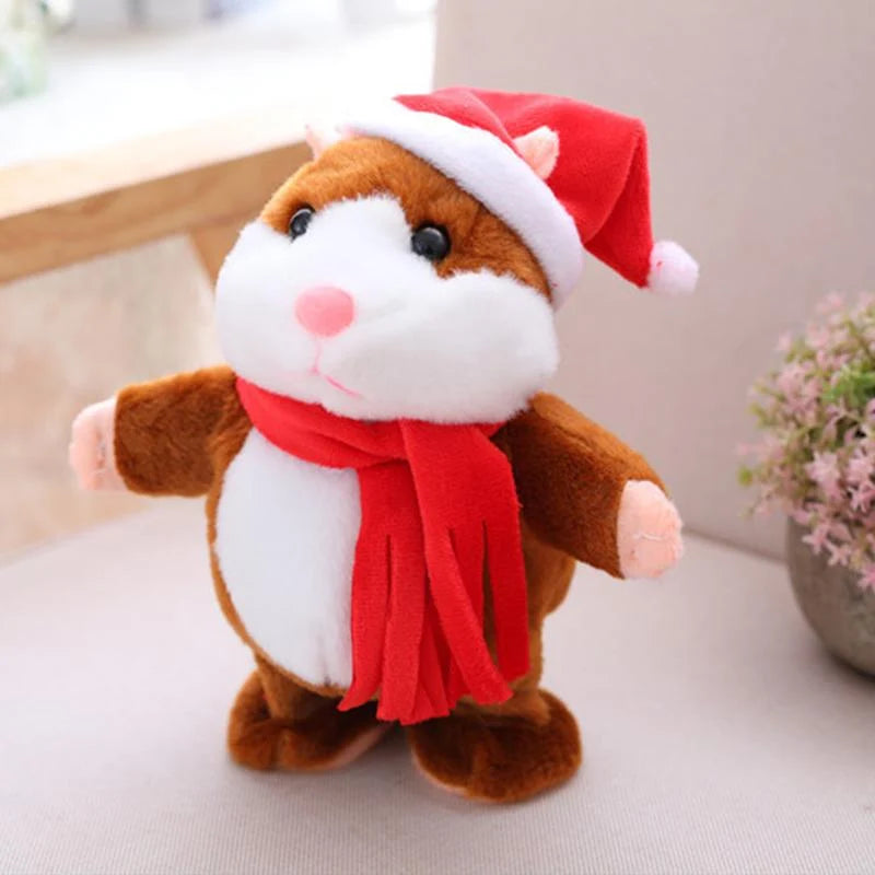 🐹 Talking Hamster Plush – repeats whatever you say, auto head-shaking, hilarious fun for kids & adults.🎁