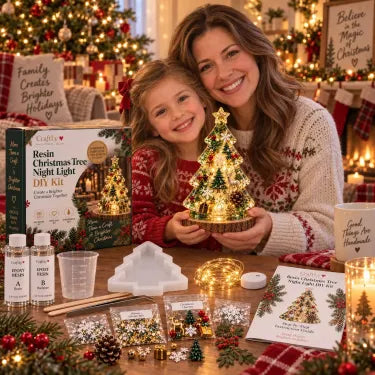 🎄 DIY Christmas Tree Night Light Kit — 💕 Step-by-Step Guide Included