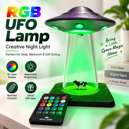 The Original Alien Abduction Lamp – Touch Control UFO LED Desk Light