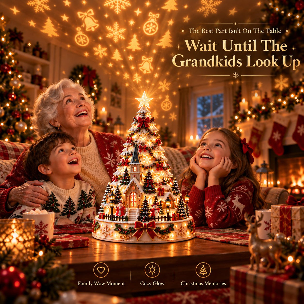 🏆 60,000+ Sold - 🎄Christmas Village Lightscape Tree