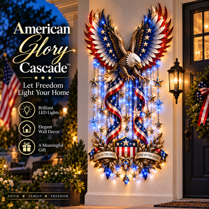 🦅American Glory Cascade - Let Freedom Light Your Home🏠