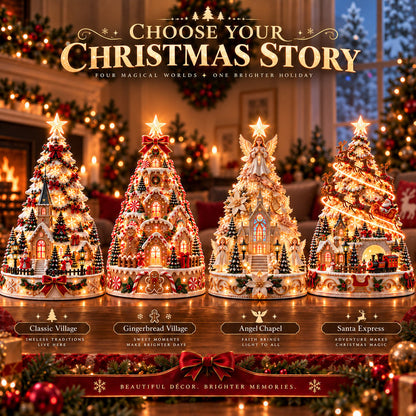 🏆 60,000+ Sold - 🎄Christmas Village Lightscape Tree