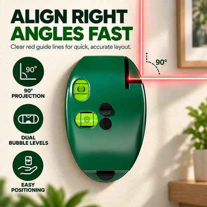 📐90 Degree Electronic Red Light Scale Red Light Level Green Light Level Self