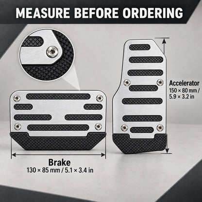 2PCS NonSlip Universal Automatic Foot Brake Gas Cover Pad Pedal Accessories Car