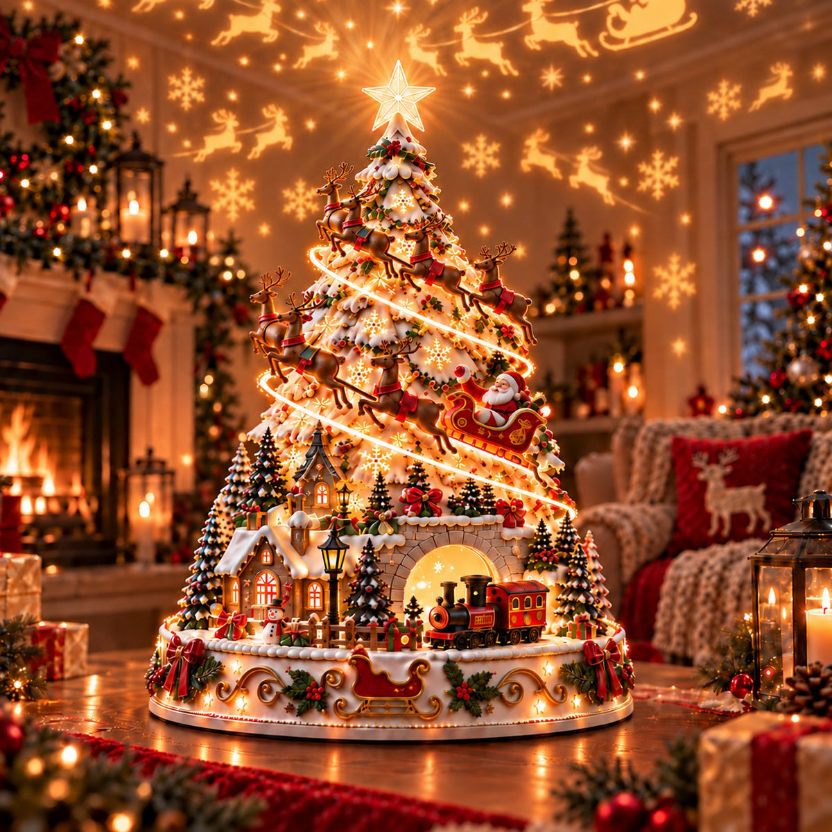 🏆 60,000+ Sold - 🎄Christmas Village Lightscape Tree