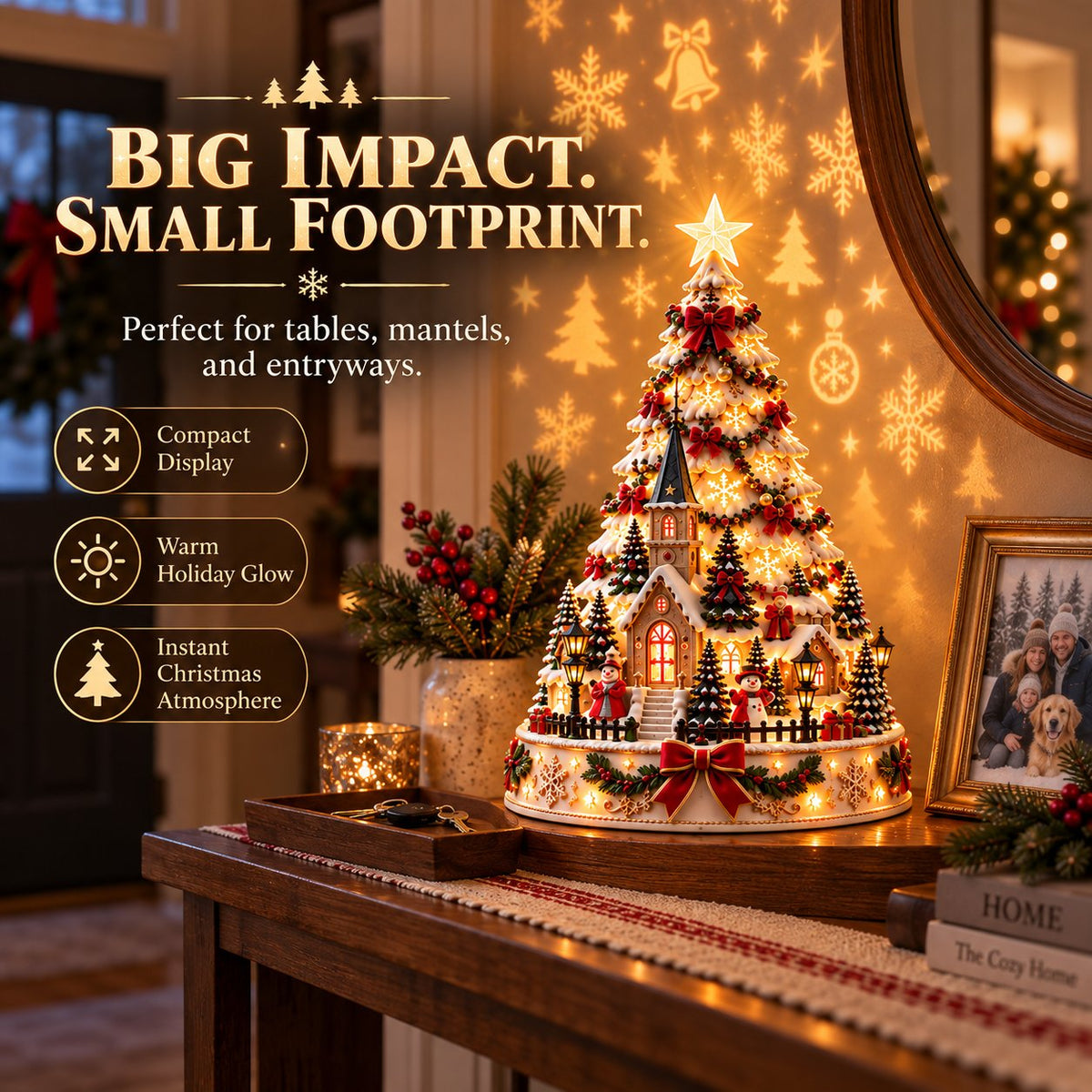 🏆 60,000+ Sold - 🎄Christmas Village Lightscape Tree