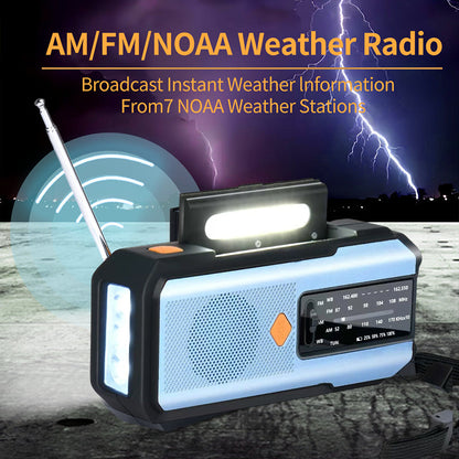 Solar Hand-Crank Emergency Weather Radio — 2