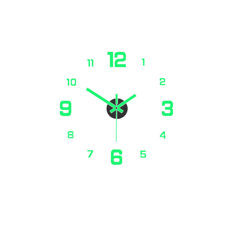 🥳2026 HOT SALE🥳⏰3D DIY Luminous Acrylic Wall Clock Set