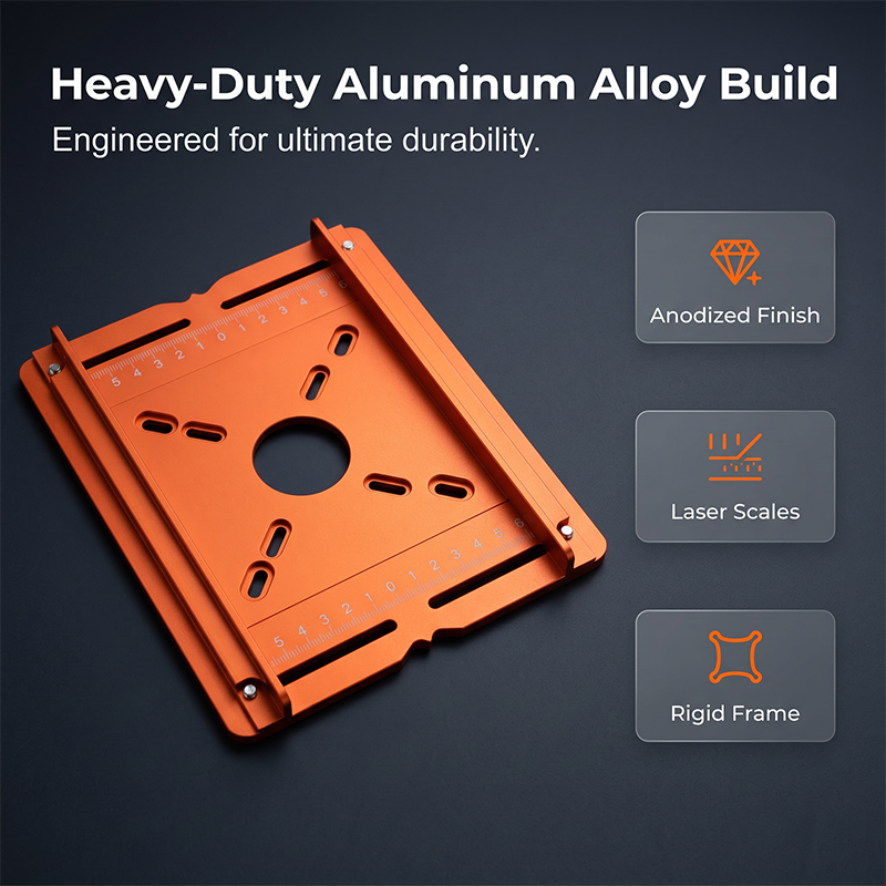 mysorvyn Precision Wood Router Slotting Guide Bracket