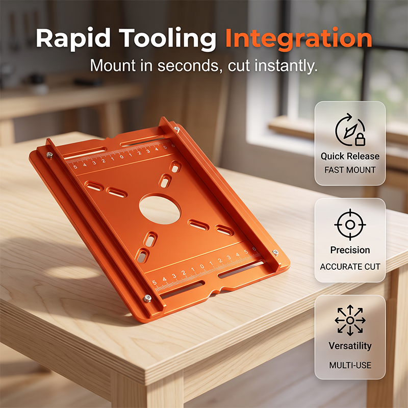 mysorvyn Precision Wood Router Slotting Guide Bracket