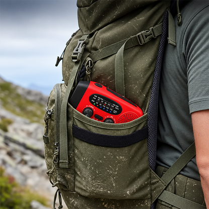 Multifunctional Portable Solar Emergency Radio – Power Bank, Hand Crank & Weather Alert for Outdoor & Crisis Preparedness 18