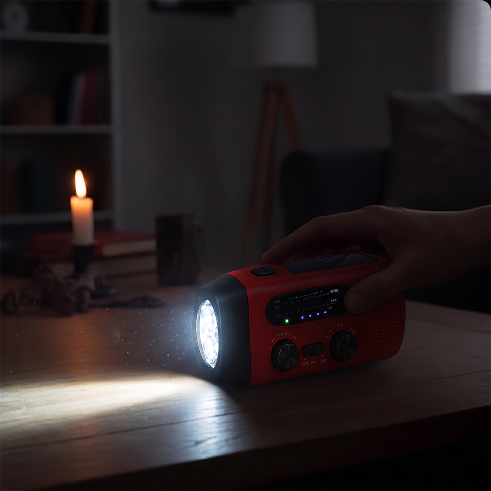 Multifunctional Portable Solar Emergency Radio – Power Bank, Hand Crank & Weather Alert for Outdoor & Crisis Preparedness 14